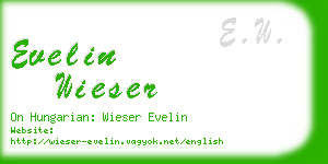 evelin wieser business card